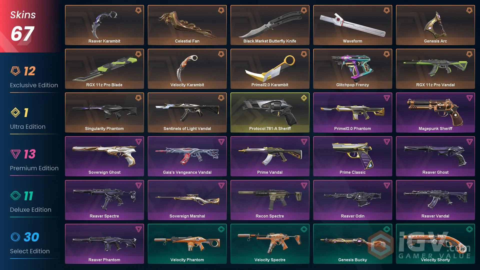 Compte Valorant - Reaver Karambit- Full Acces [DISCORD : naxyz1