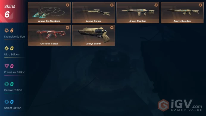 Na-Usa-Can | Arxays 2.0 Bundle | Overdrive Vandal | Araxys Bio-Atomizers | Araxys Phantom | 6 Skins | Level 1 | Full Access