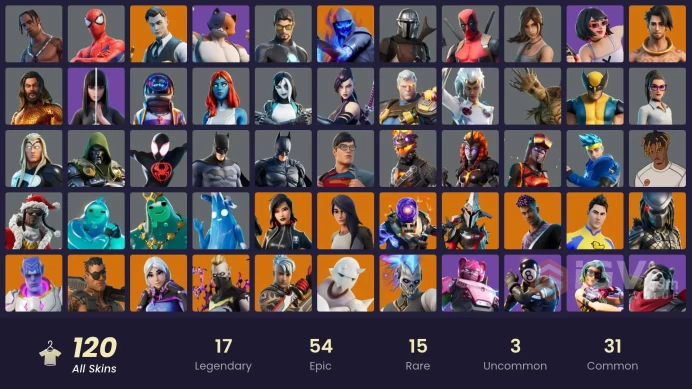 [PC/XBOX] 107 skins | Travis ScoTT | Astro Jack | Gold TNTina | Gold Brutus | Gold Meowscles | Gold Midas | Wanderlust | Ronin | 200 VB