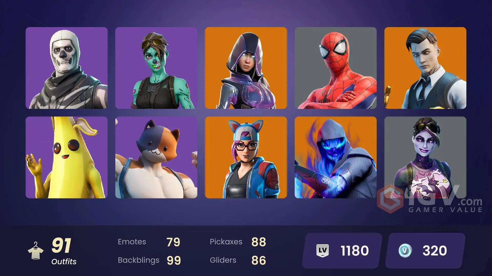 [PC/NINTENDO] 91 skins | Glow | Gold Brutus | Subzero Cryptic | Trilogy ...
