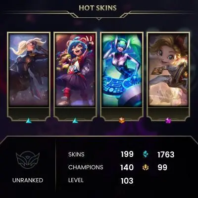 NA SERVER/200 SKIN/PRESTIGE ARCANIST ZOE/3 YEAR  NO GAME/FULL ACCESS/