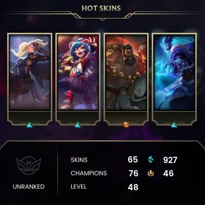 NA SERVER/65 SKIN/LAST GAME 3 YEAR AGO/2013 ICONS/FULL ACCESS/