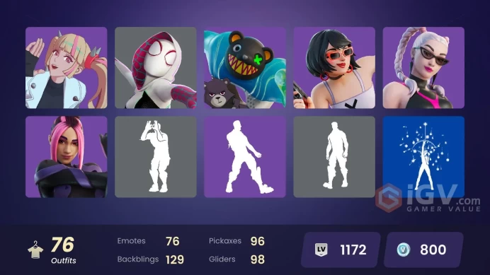 76 skins | Midnight Scythe | The Ageless Champion | Ascension Nezumi |Buk72