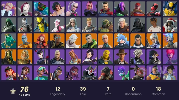 76 skins | Midnight Scythe | The Ageless Champion | Ascension Nezumi |Buk72