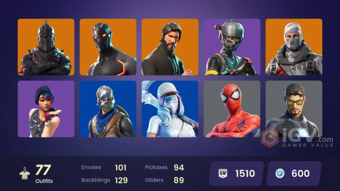[PC/PSN/XBOX] -Black KnighT-Sparkle SpecialisT-Blue SquirE-The Reaper-OG STW-Elite AgenT-Royale Knight-Omega-Rex-Spider-Man-MARVEL SKINS-