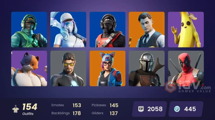 [PSN/XBOX/PC] Stealth Reflex (OG)+RefleX| OG STW | 154 SKIN| 146 PICKAXE| 153 EMOTE | 137 GLIDERS|INSTANT CHANGEABLE MAIL|