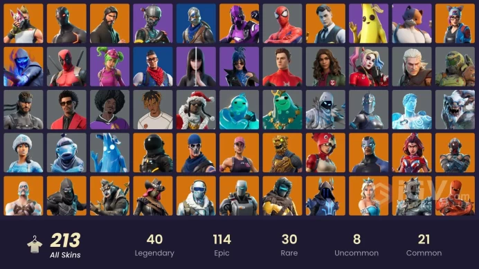 FA - [XBOX/SWITCH/PC] 213 skins | OG STW | Dark Vertex | The Reaper | Blue Squire | Royale Knight | Elite Agent | Tabulator | Merry Mint Axe