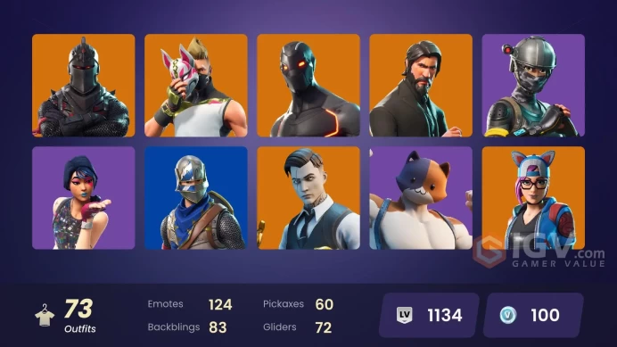 [XBOX/SWITCH/PC] 73 skins | Black Knight | Sparkle Specialist | The Reaper | Blue Squire | Royale Knight | Elite Agent | Mako | Take The L