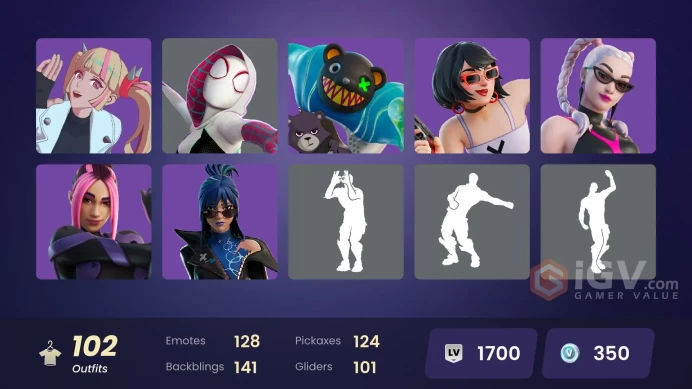 [PC/PSN/XBOX] 103 skins | Renzo the Destroyer | Mizuki | Peter Griffin | The Ageless | Kado Thorne | Valeria | Malik | Joltara | 