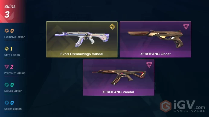 EU | Evori Dreamwings Vandal, XERØFANG Vandal, XERØFANG Ghost [ Full Access ]