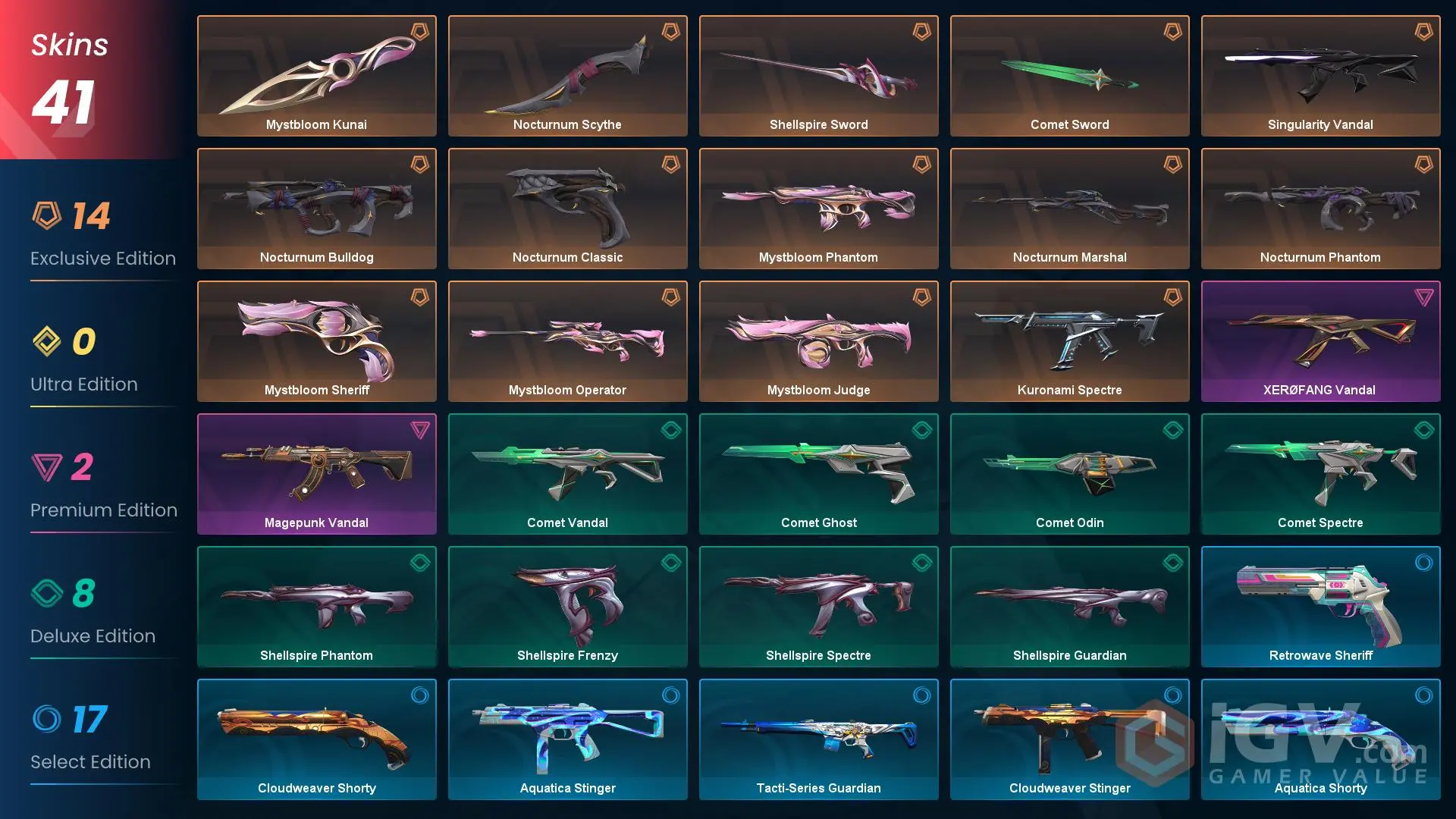 NA | Nocturnum Bundle, Mystbloom Bundle, XERØFANG Vandal, Kuronami
