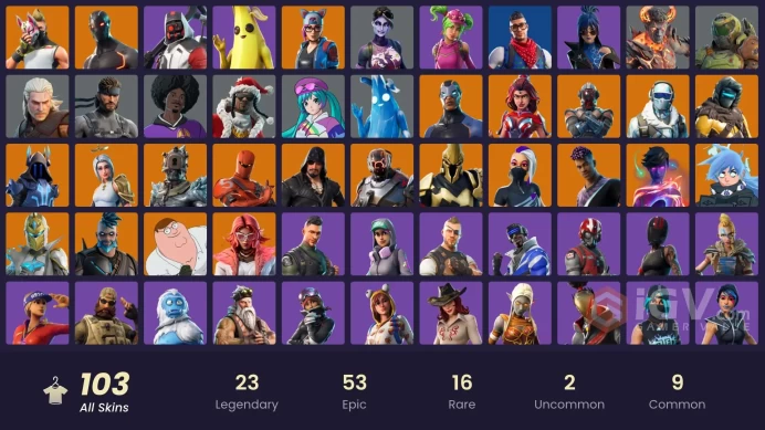 [PC/PSN/XBOX] 103 skins | Double Helix(ULTRA RARE) | Blue Team Leader | Prodigy | Blue Striker | Trilogy | Point Patroller | Carbon Commando | 