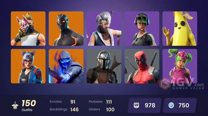 [PC/PSN] 149 skins | OG STW | Omega (stage 5) | Rogue Agent | Ryu | Blue Striker | Trailblazer | Kymera | Wild Card | Fusion | Valor |  750 VB