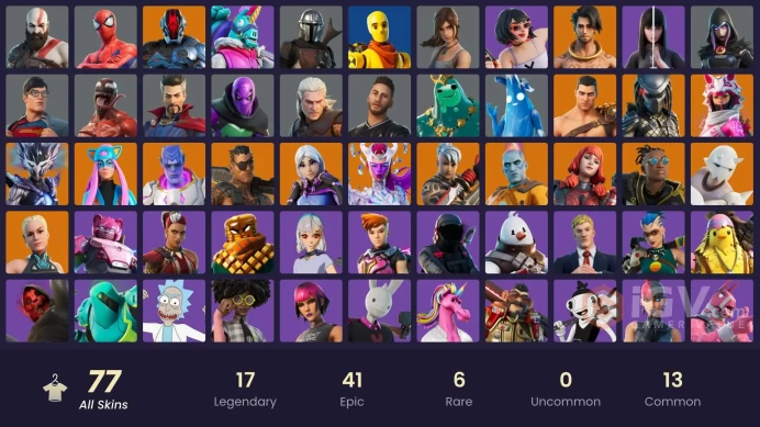 [PC/PSN/XBOX] 77 skins | Kratos(OG)+LEVIATHAN AXE  | Kymera | Predator | Ronin | The Origin | Torin | The Imagined | Vi | CHANGEABLE MAIL