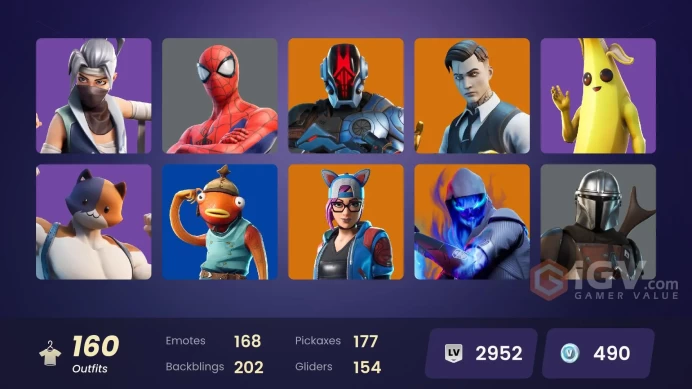 [PC/PSN] 159 skins | OG STW | Gold Meowscles | Gold Brutus | Gold Midas | FNCS Renegade | Ravage | Fusion | Sorana | Valeria  | 390 VB