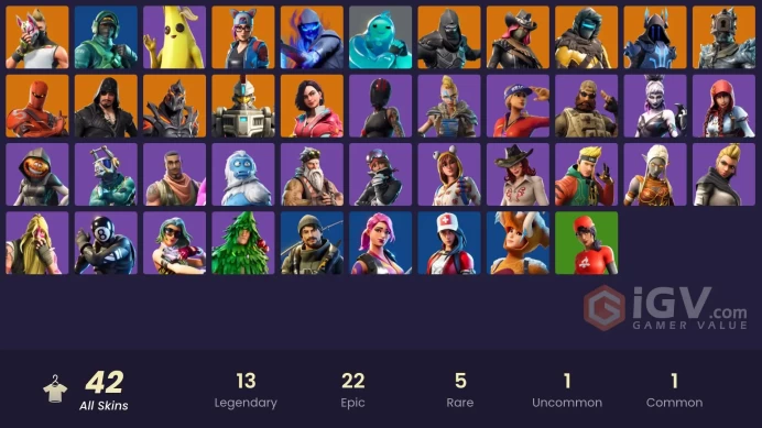 [PC/PSN/XBOX] 42 skins | Reflex (OG)| The Prisoner | Lynx | Sentinel | Zenith | Hybrid | Enforcer | Fusion | Rox | Calamity | Ruin | FULL ACCESS