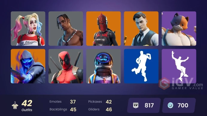 [PC/PSN/XBOX]| Travis Scott | Astro Jack | Gold Midas | Gold Brutus | Rogue Agent | Red Knight | Wild Card | Fusion | Fade | | 700 VB