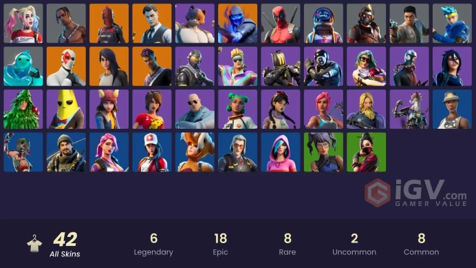 [PC/PSN/XBOX]| Travis Scott | Astro Jack | Gold Midas | Gold Brutus | Rogue Agent | Red Knight | Wild Card | Fusion | Fade | | 700 VB
