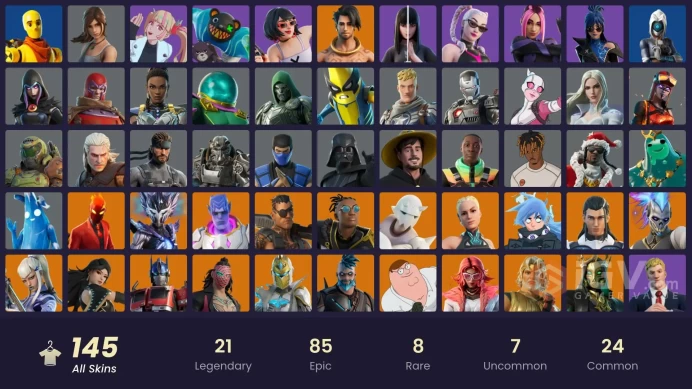 [PC//XBOX] 125 skins | Kymera | Valeria | Zeus | Malik | Spire Assassin | Joey | The Ageless | Inferno | Nezumi | FULL ACCESS 1200 VB