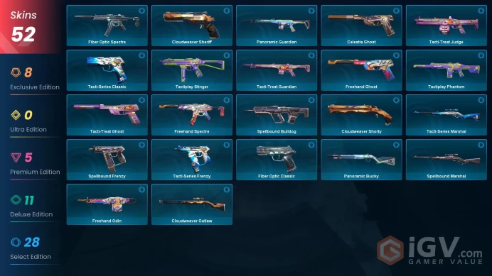 [KR] - SKINS 52 - KNIFE 3 - XERØFANG Knife - Reaver Karambit - Solarex Relic - EX.O Vandal - FULL ACCESS - INSTANT DELIVERY