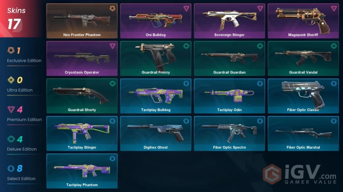 [KR] - SKINS 17 - Neo Frontier Phantom - Cryostasis Operator - Magepunk Sheriff - FULL ACCESS - INSTANT DELIVERY