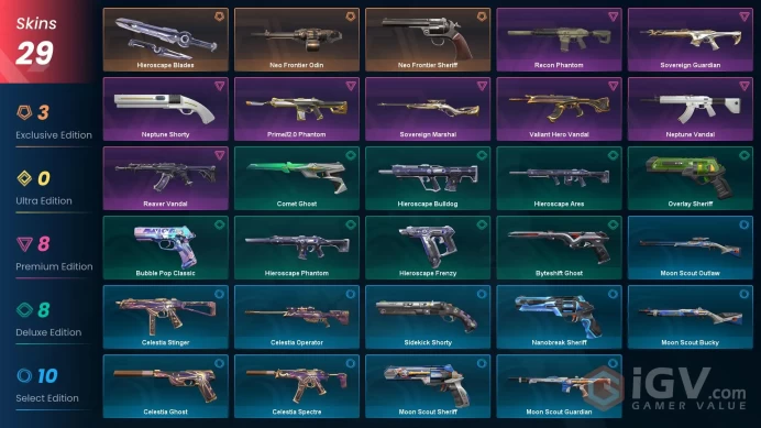 [KR] - SKINS 29 - KNIFE 1 - Neo Frontier Odin - Neo Frontier Sheriff - Hieroscape Blades - FULL ACCESS - INSTANT DELIVERY