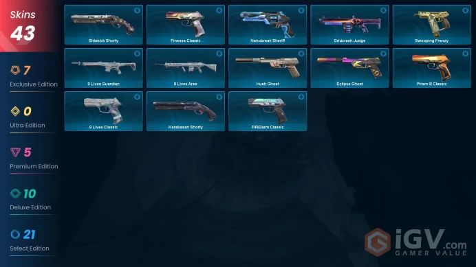 [KR] - SKINS 43 - KNIFE 2 - Black.Market Butterfly Knife - Venturi Knife - ChronoVoid Vandal - FULL ACCESS - INSTANT DELIVERY