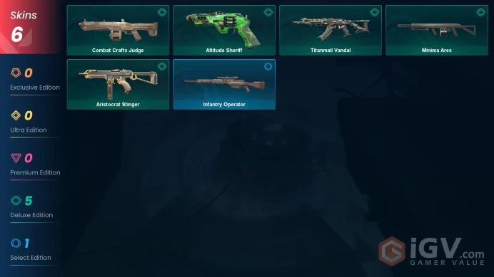 [KR] - SKINS 6 - Altitude Sheriff - Titanmail Vandal - FULL ACCESS - INSTANT DELIVERY