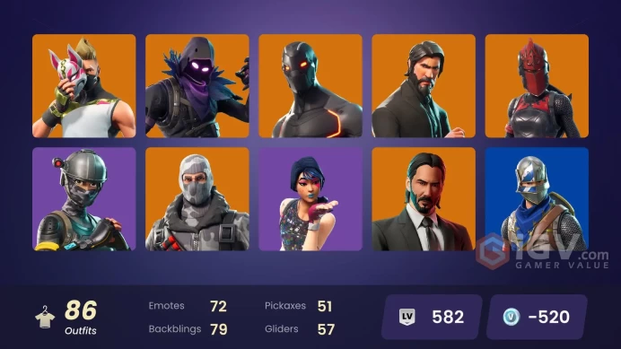 PC-PSN-XBOX- OG STW- 55K VP SPEND-Sparkle SpecialisT-The Reaper-John Wick-Elite Agent-Royale Knight-Blue Squire-AC/DC-Omega-FULL ACCESS-