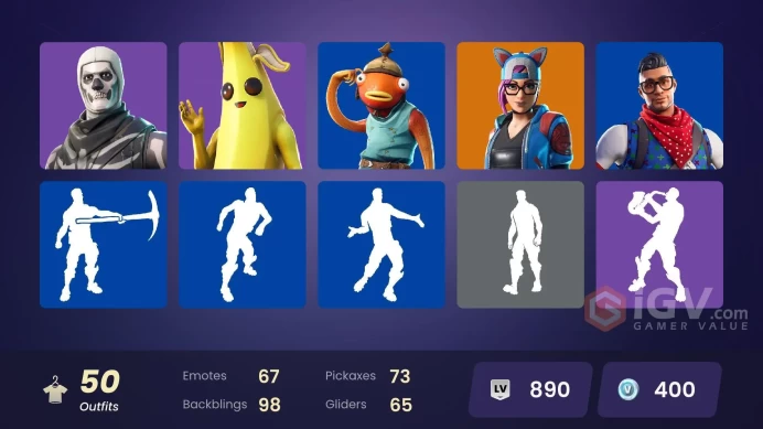 [PC-PSN-XBOX] -Jack Gourdon OG -Skull RangeR-Fishstick-Assault Trooper-Prodigy-FULL ACCESS-