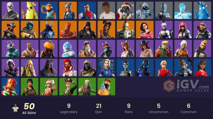 [PC-PSN-XBOX] -Jack Gourdon OG -Skull RangeR-Fishstick-Assault Trooper-Prodigy-FULL ACCESS-