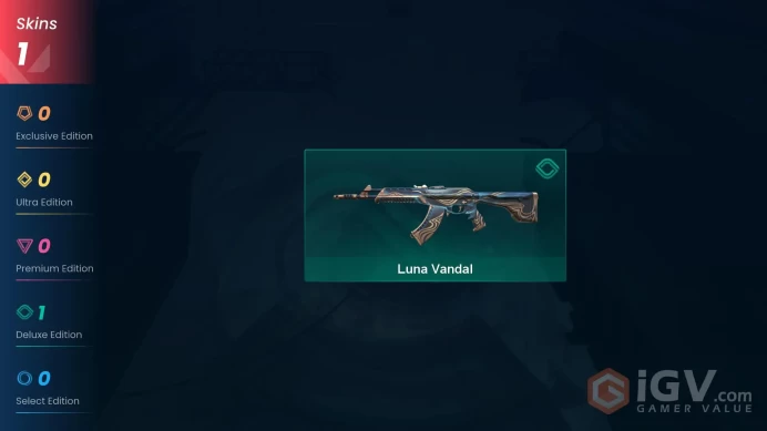 EU / 1 LUX SKINS (Luna Vandal) / MAIL (FULL ACCESS)