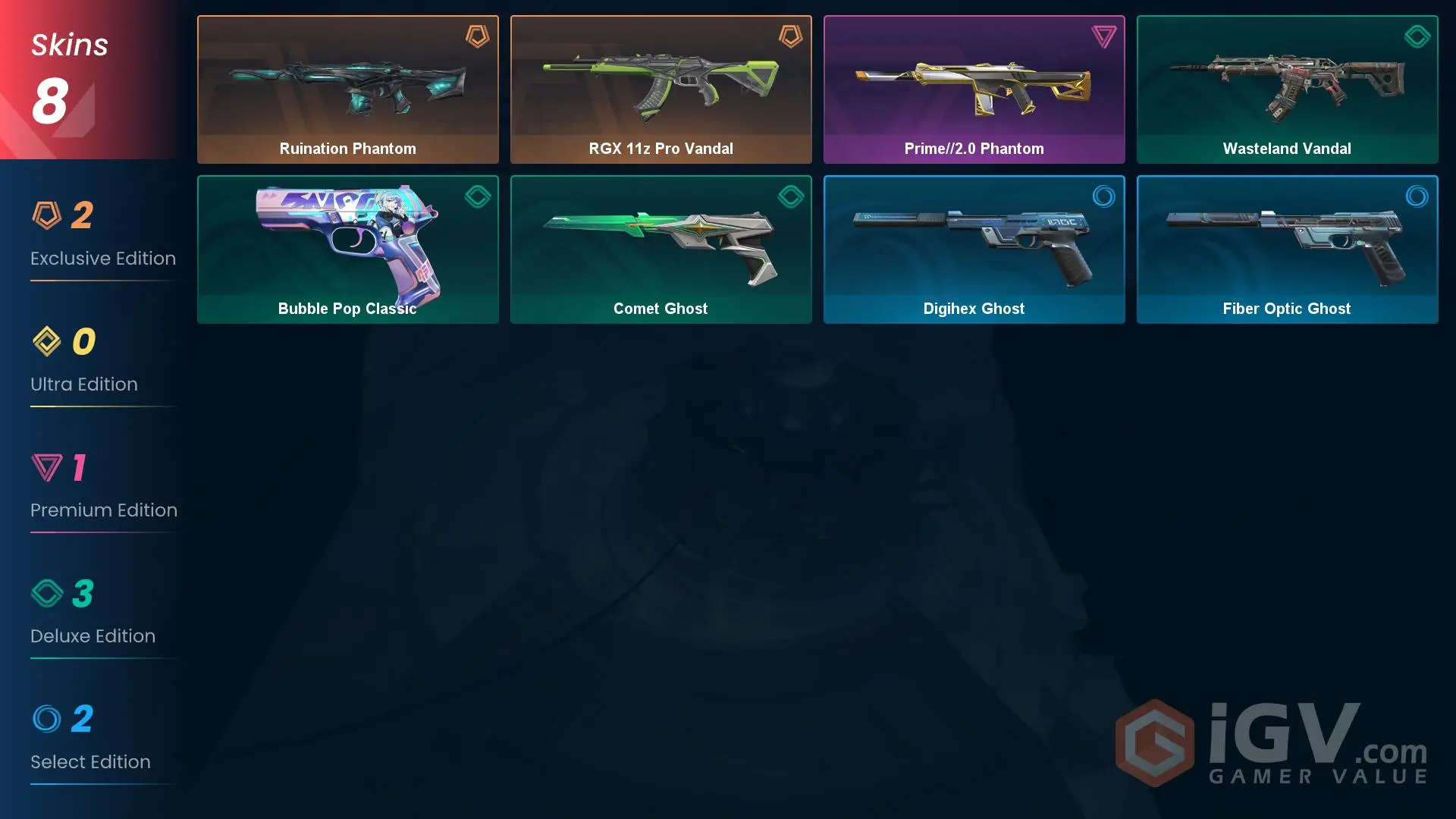 [EU\TURKEY] - SKINS 8 - RGX 11z Pro Vandal - Ruination Phantom - Prime ...