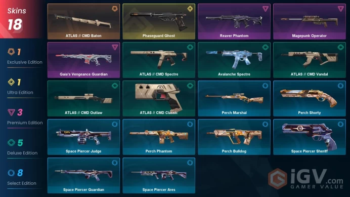 [EU\TURKEY] - SKINS 18 - KNIFE 1 - Phaseguard Ghost - ATLAS // CMD Baton - Reaver Phantom - FULL ACCESS - INSTANT DELIVERY