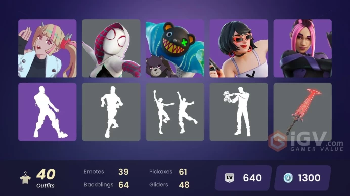 ! [PC/XBOX/PSN] | 40 skins | Malik | Twyn | Paradigm (Reality-659) | Snap | Spider-Gwen | Tectonic Komplex | Doom Slayer | Geralt of Rivia
