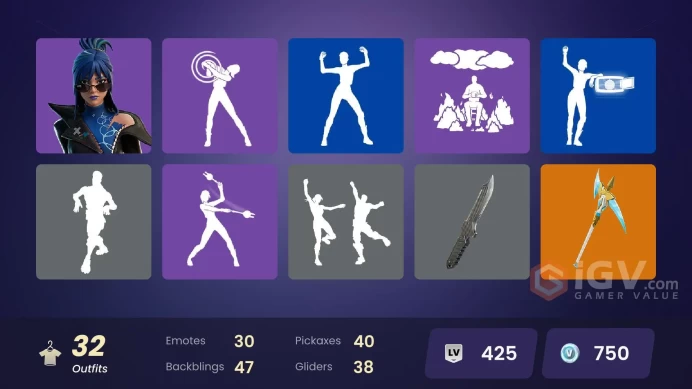 [PSN/XBOX/PC] 32 skins | Omegarok | Spectra Knight | Kado Thorne | Era | Solid Snake | Khaby Lame | Lil Split | Renegade Lynx| Montague | 750 VB