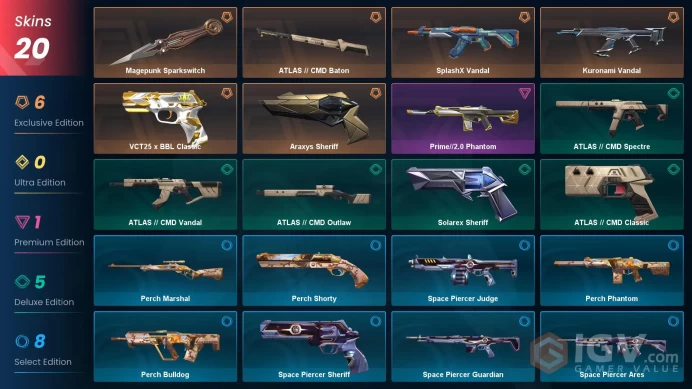 EU/ Magepunk Sparkswitch-Kuronami Vandal-Araxys Sheriff-Prime//2.0 Phantom-VCT25 x BBL Classic-ATLAS // CMD Baton  / CHANGEABLE MAİL