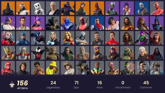 FA - [PSN/XBOX/PC] 156 skins | Black Knight | Sparkle Specialist | The Reaper | Blue Squire | Royale Knight | Elite Agent | Rogue Agent 