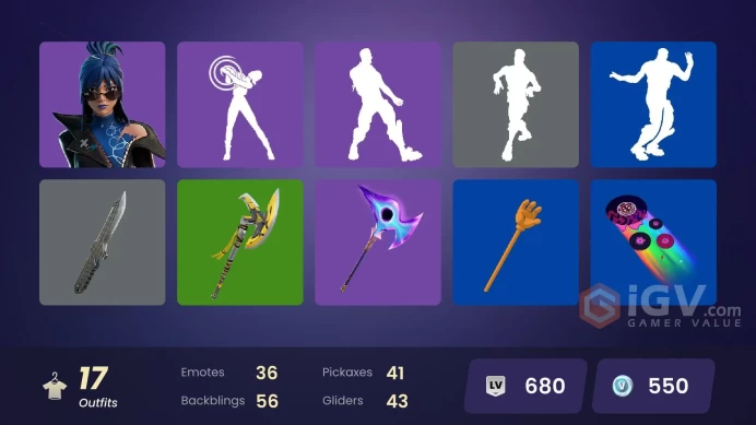[PSN/XBOX/PC] 17 skins | Verve | Peter Griffin | Valeria | Solid Snake | Montague | Hope | Explorer Emilie | Vengeance Jones | Oscar | 550 VB