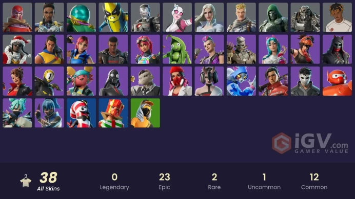 [PSN/XBOX/PC] 38 skins | Captain Jones | Wastelander Magneto | Peelverine | War Machine | Shuri | Gwenpool | Mysterio | Emma Frost | Doom| 50 VB