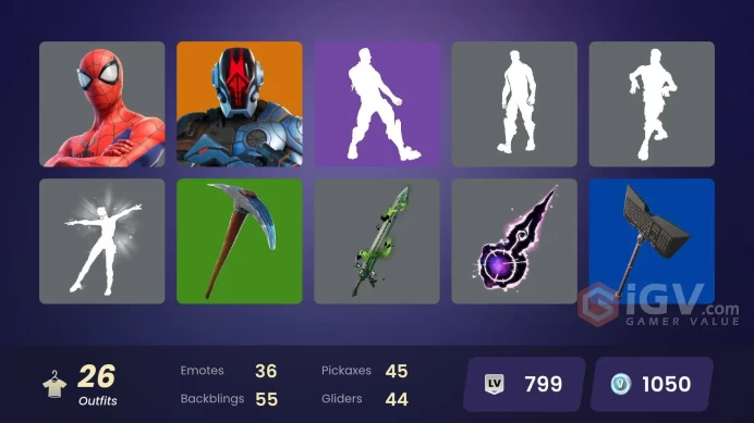 [PSN/XBOX/PC] 26 skins | Paradigm (Reality-659) | Ronin | The Foundation | Captain Jones | Peelverine| Spider-Man | War Machine | Shuri |1050 VB