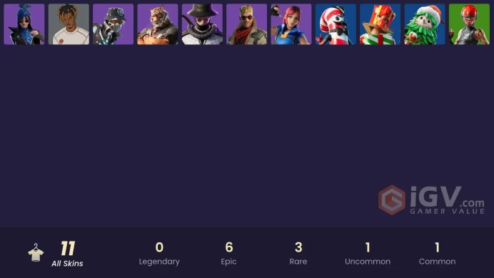 [PSN/XBOX/PC] 11 skins | Nanner Ringer | Slayer Juice WRLD | Silas Hesk | Oscar | Hope | Explorer Emilie | Skull Scout | Vengeance Jones 