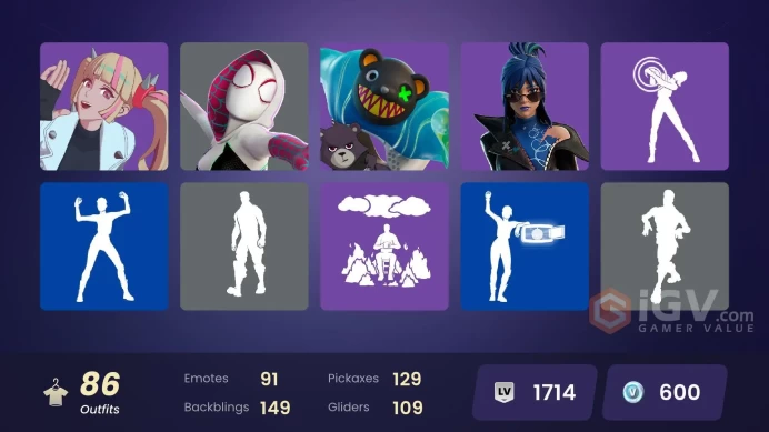 [PC/XBOX/PSN/SWITCH] 86 skins | Sultura | Magmatic Mizuki | Iconic Era | Rococo Cloak-o | Collector Kado Thorne | Paradigm (Aurelian) 