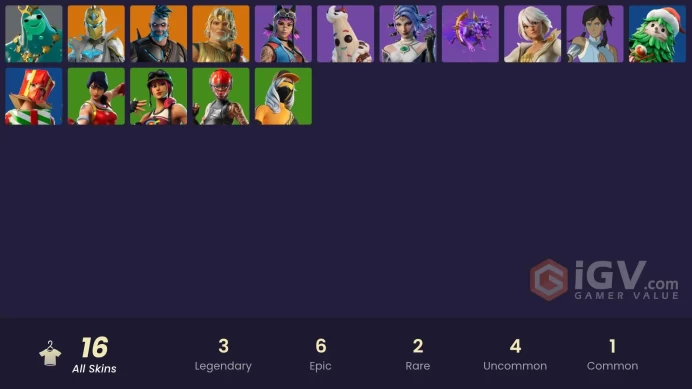 [PSN/XBOX/PC] 16 skins | Widow’s Bite | Zeus | Omegarok | Spectra Knight | Poseidon | Korra | Cerberus | Medusa | Renegade Lynx | 250 VB