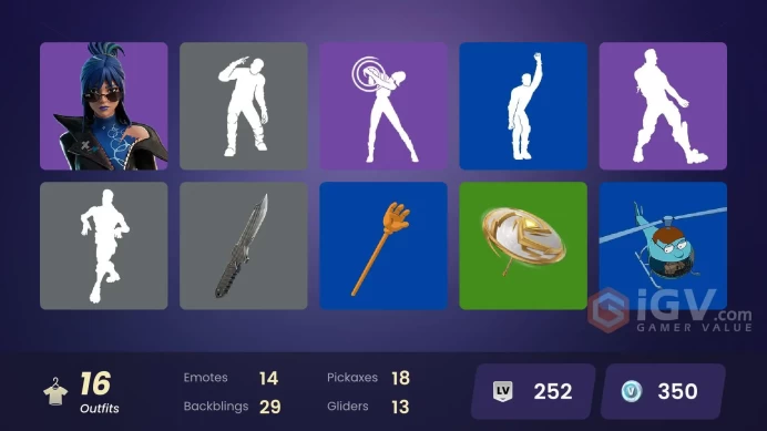 [PSN/XBOX/PC] 16 skins | Nanner Ringer | Peter Griffin | Valeria | Solid Snake | Cerberus | Trailblazer Tai | Montague | Oscar | Hope | 350 VB