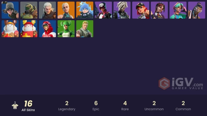 [PSN/XBOX/PC] 16 skins | Bhangra Boogie | Nezumi | Paradigm (Reality-659) | Geralt of Rivia | Doom Slayer | Massai | Derby Dynamo | Dusty
