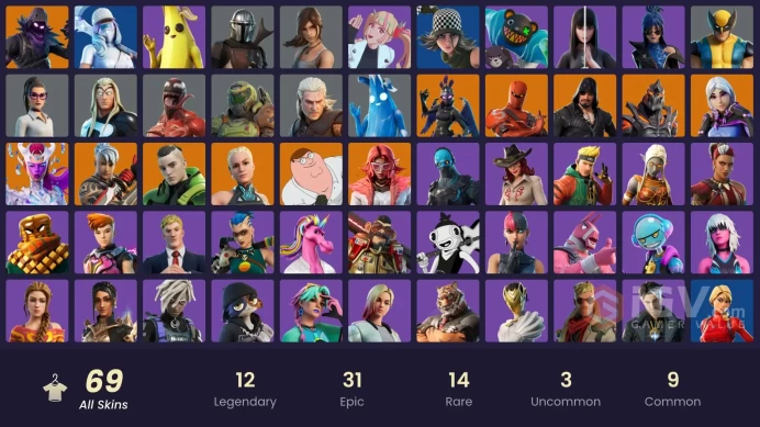 [PC/XBOX/NINTENDO] 69 skins | Lara Croft | Raven | Peely | Mandalorian | Victor Elite | SulturaZka050