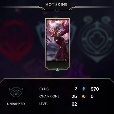 S12 Silver / BE: 970 / CHAMPS: 25 / Bewitching Yuumi, Conqueror Karma, Key, Gemstone, Blue Essence, Orange Essence, CURRENCY