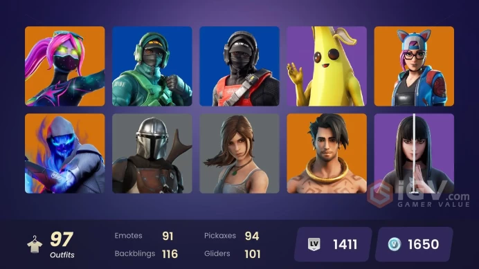 [PC-PSN-XBOX]-97 SKIN - Stealth Reflex OG-Reflex-Calamity-A.I.M.-FULL ACCESS-