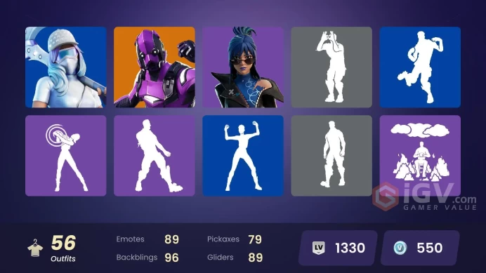[PC-PSN-XBOX]55 SKIN/ Dark VerteX OG /FULL ACESS/INSTANT MAIL CHANGE/